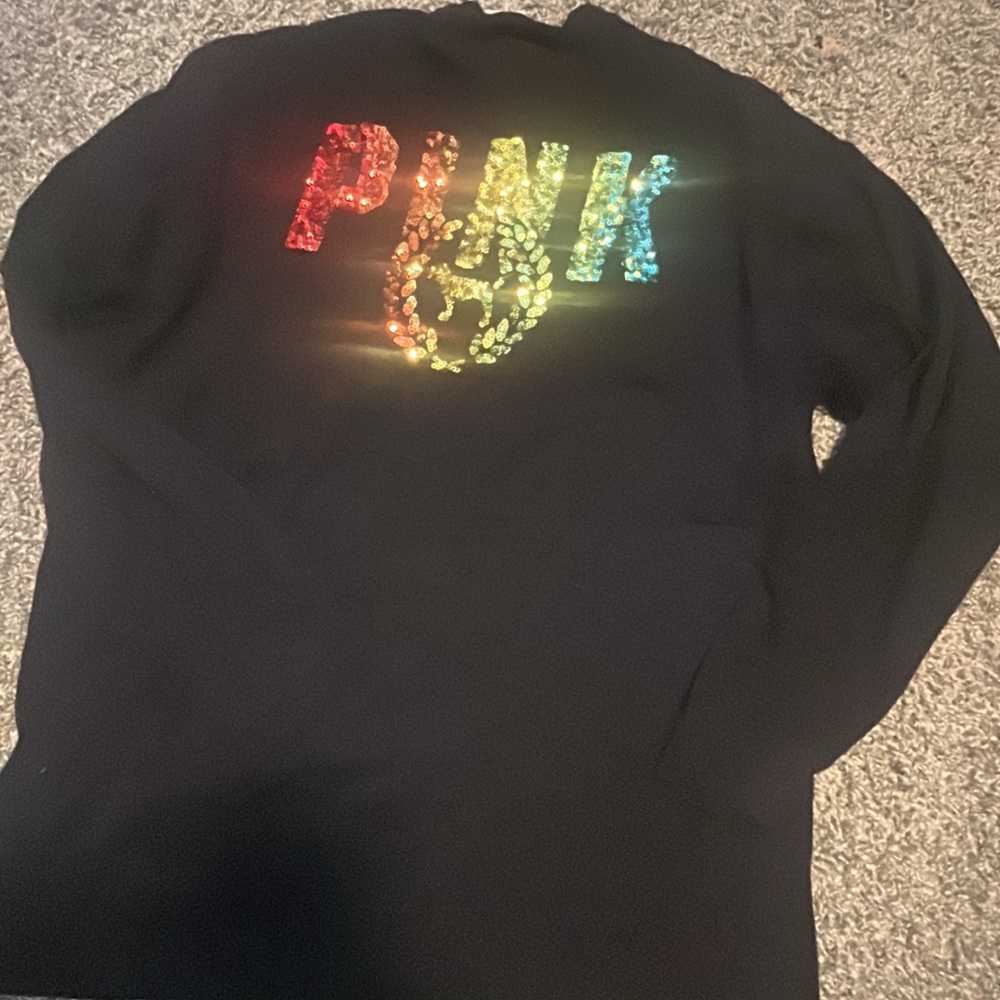 PINK Victoria's Secret rainbow shirt